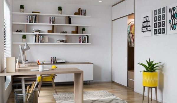 Phòng làm việc tại nhà giúp tập trung giải quyết công việc