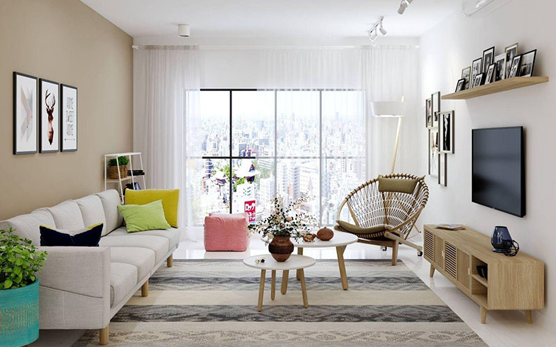 Loại đi những thứ không sử dụng hay đã cũ hỏng giúp phòng khách gọn gàng, rộng thoáng hơn.