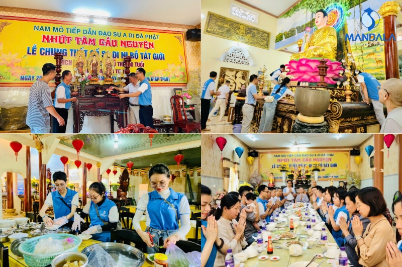  Hành trình ý nghĩa của CLB Mandala Phong Thủy tại chùa Thiên Đức