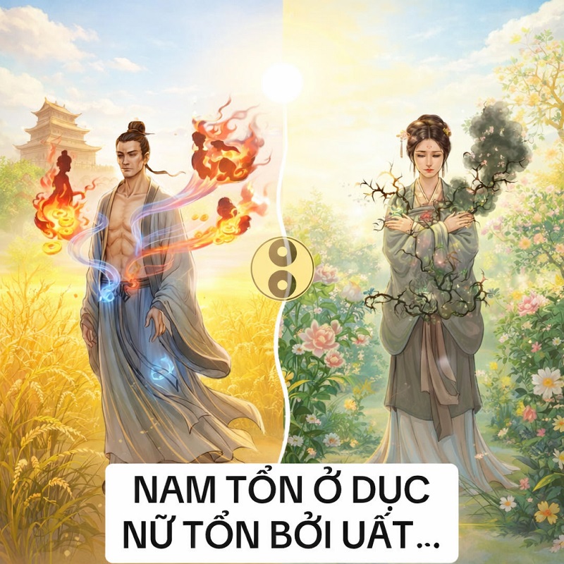 Nam Tổn Thọ Ở Dục - Nữ Tổn Thọ Ở Uất - Minh Triết Dưỡng Sinh Từ Đông Y Và Mandala