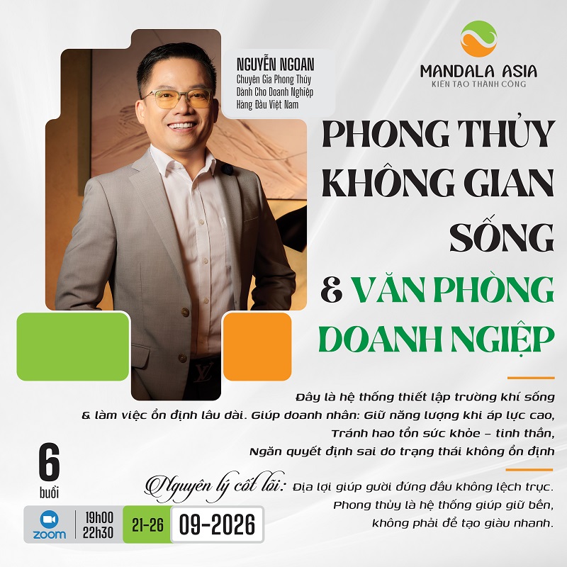 Phong Thủy Không Gian Sống và Văn Phòng - Thiết Lập Trường Khí ổn định