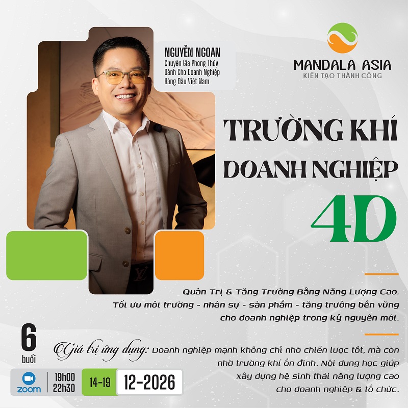 Trường Khí Doanh Nghiệp 4D - Giải Pháp Quản Trị Năng Lượng Trong Kỷ Nguyên AI 2026