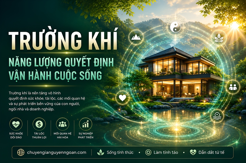 TRƯỜNG KHÍ TRONG PHONG THỦY: NĂNG LƯỢNG QUYẾT ĐỊNH VẬN HÀNH CUỘC SỐNG