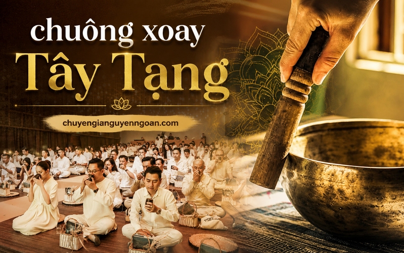 CHUÔNG XOAY TÂY TẠNG – HÒA ĐIỆU ÂM THANH, NĂNG LƯỢNG & TRƯỜNG KHÍ