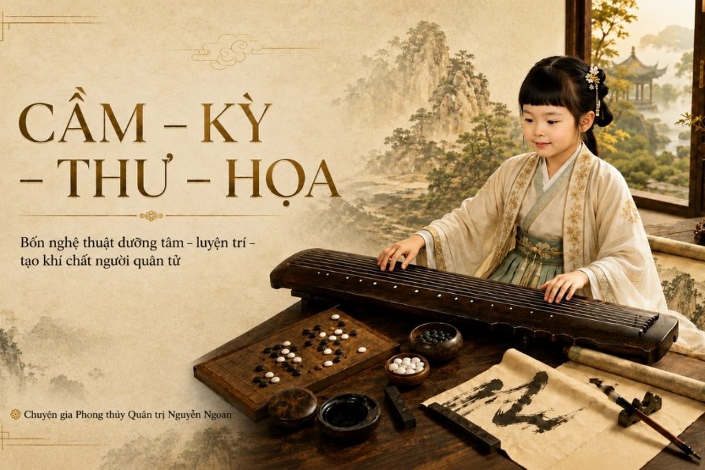 VÌ SAO CON CHÁU TẦNG LỚP QUÝ TỘC NGÀY XƯA THƯỜNG HỌC CẦM – KỲ – THƯ – HỌA