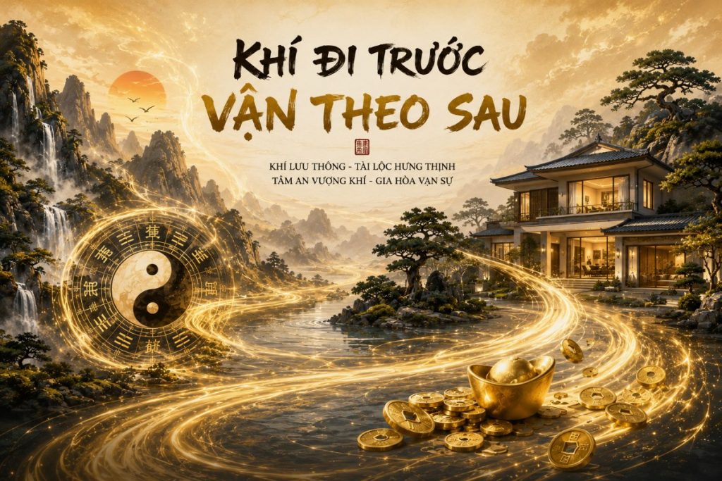 KHÍ ĐI TRƯỚC – VẬN THEO SAU: MUỐN ĐỔI VẬN, TRƯỚC HẾT HÃY ĐỔI KHÍ