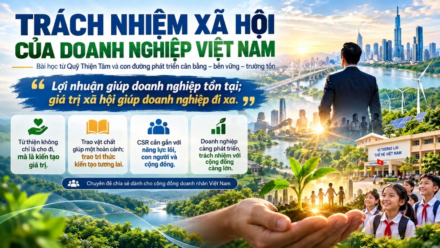 Doanh nghiệp Việt Nam thực thi CSR vì cộng đồng và phát triển bền vững