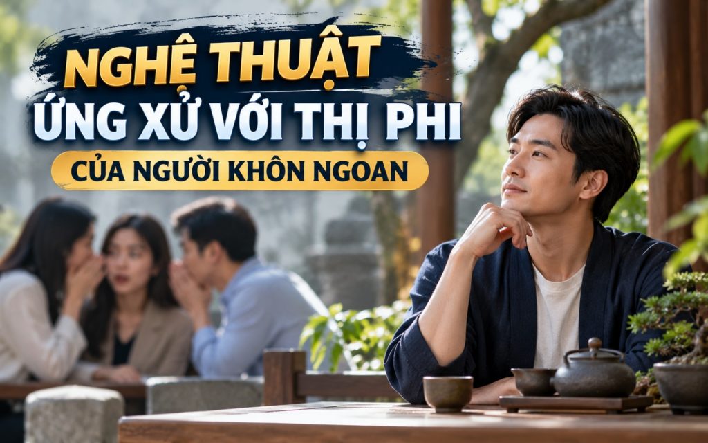NGHỆ THUẬT ỨNG XỬ VỚI THỊ PHI CỦA NGƯỜI KHÔN NGOAN: CÁCH GIỮ BẢN LĨNH TRƯỚC LỜI ĐỒN VÀ ĐÁNH GIÁ TIÊU CỰC